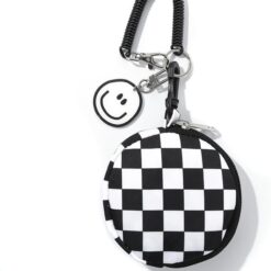 Coin Pouch Round Coin Purse Keychain Little Change Wallet Id Case Card Holder Wallet for Men Women Boys Girl Coin Bags Key Chain Gift