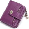 SENDEFN Purses for Women Genuine Leather Small Bifold Compact Womens Wallet with RFID Protection