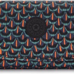 Kipling Money Land Large Wallet, Geo Feather (Black)